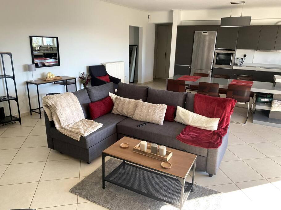 Spacious And Sunkissed 3Br & 2 Bathrooms Apartment Athen Eksteriør billede
